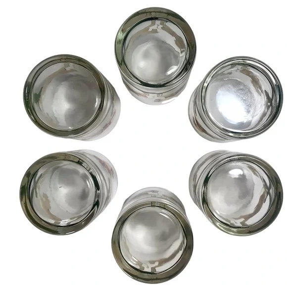 CERA Vintage Carousel Rocking Horse Set of 6 Old Fashioned Rocks Glasses Barware - Picture 7 of 9